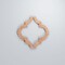 Ekena Millwork Extra Small Marrakesh Decorative Fretwork Wood Wall Panels, Cherry, 7 3/8"W x 7 3/8"H x 3/8"T WALW08X08X0375MRKCH - alternate 2